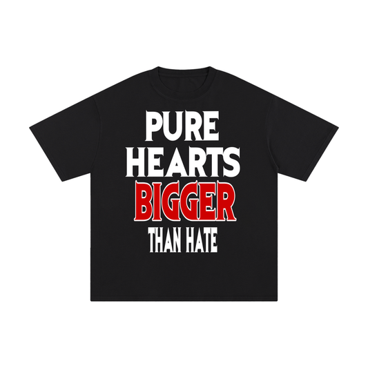 BIGGER THAN HATE BLACK TEE