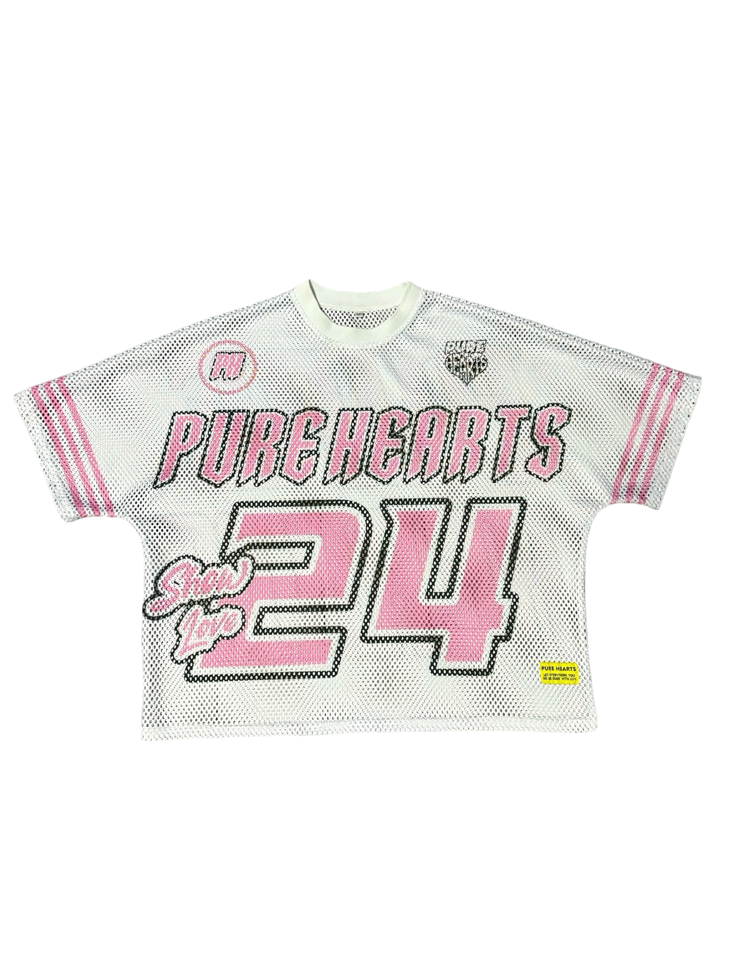 PASTEL PINK MESH JERSEY