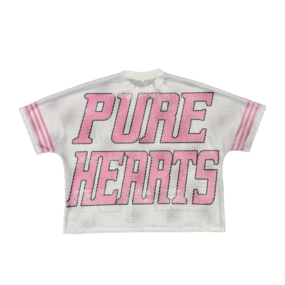 PASTEL PINK MESH JERSEY