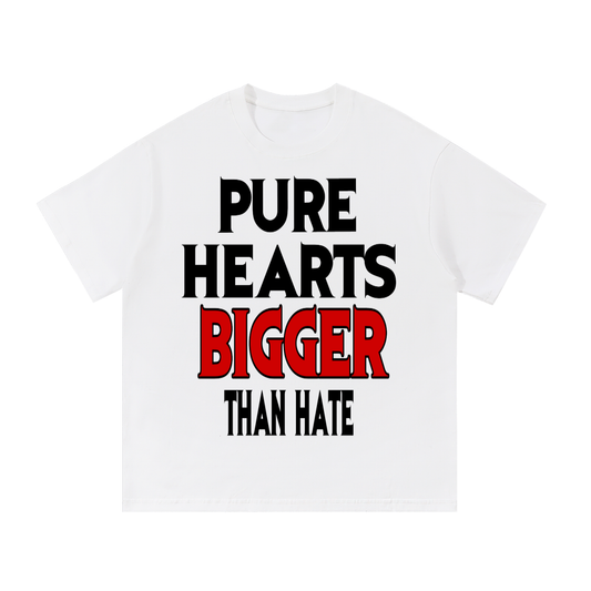 BIGGER THAN TEE WHITE TEE